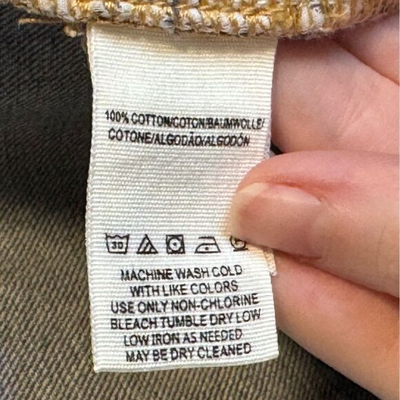 Free People- We The Free- Blossom Rigid Button Fly Skinny Jeans Cropped, Size 30 - Picture 12 of 15